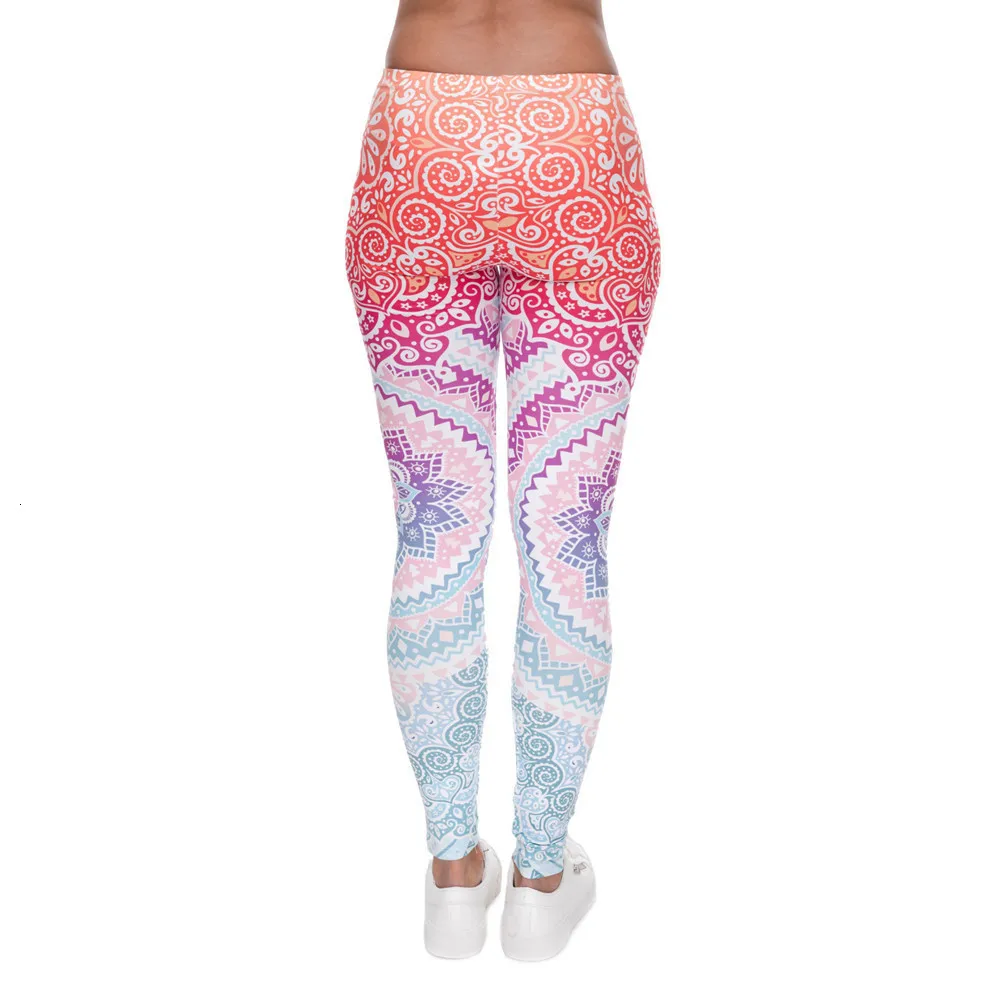 Women Fashion Legging Printing leggings Training Workout Slim High Waist  Leggings Woman Pants weight Loss Tummy Control 