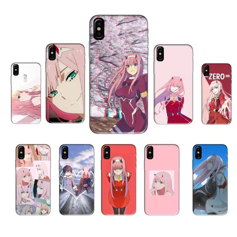 Viviana Darling in the Franxx ZERO TWO case coque fundas carcasa аксессуары etui capas для iphone XS max чехлы | Мобильные