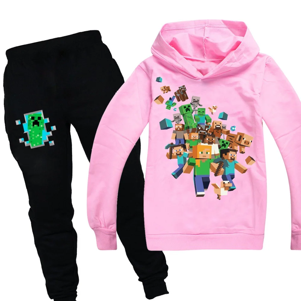 Комплекты детской одежды в стиле Minecrafting; Jojo Siwa; Рождественская одежда; Одежда для маленьких мальчиков; наряды для Дня благодарения; Одежда для маленьких девочек; бутик - Цвет: PH282