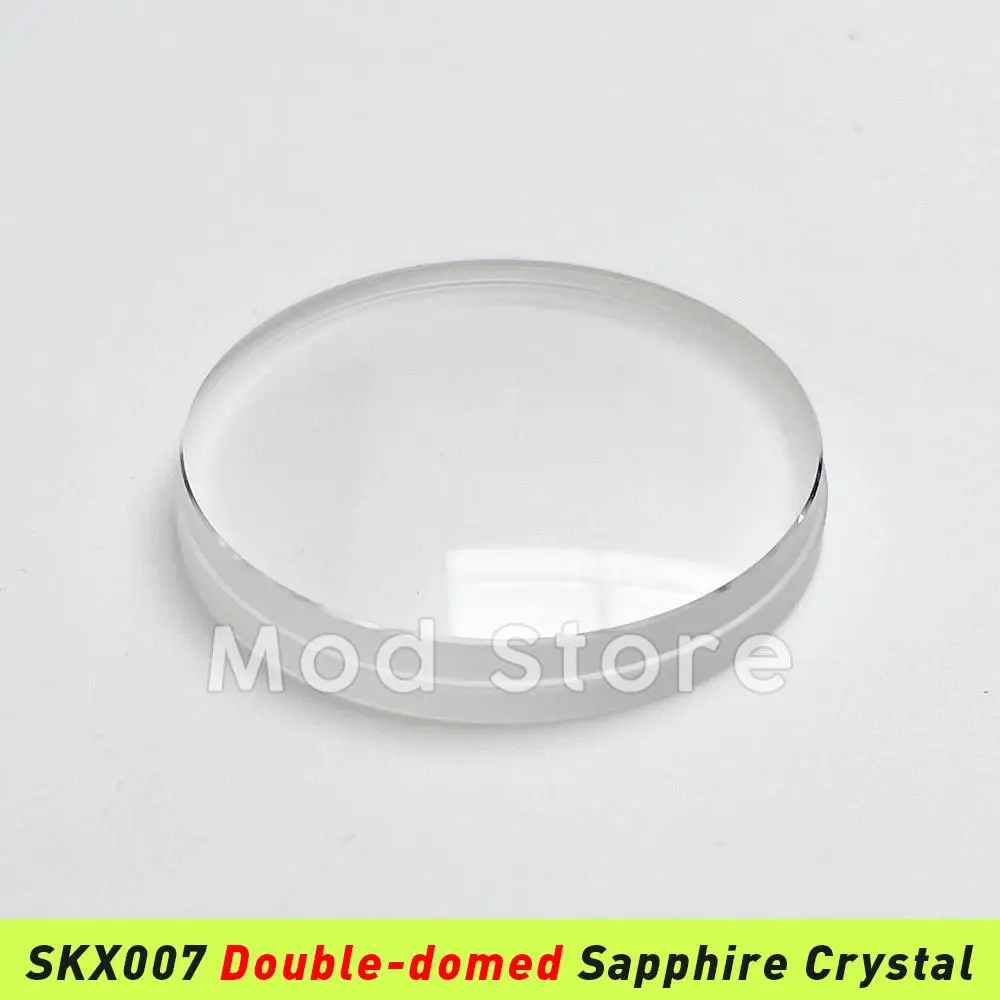 NEW High Quality Double Domed Sapphire Crystal With  Fashion Clear AR Coating Fit For Sloped Insert SKX007/SKX171/SRPD