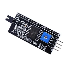 Iic i2c twi spi placa de interface serial porta 1602 2004 lcd lcd1602 adaptador placa lcd módulo conversor adaptador pcf8574