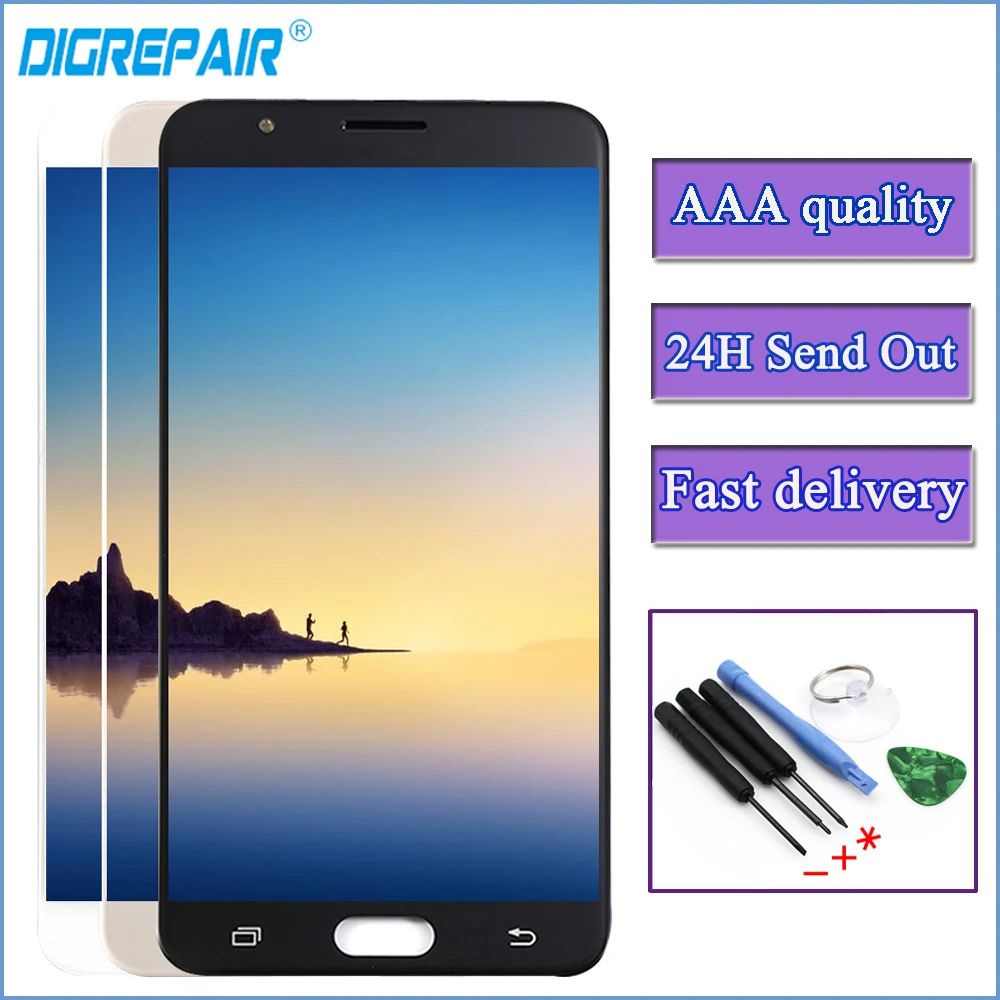 

g610f lcd For Samsung Galaxy J7 Prime screen G610F G6100 G610M LCD Display Touch Screen Digitizer Parts for Samsung J7 Prime lcd