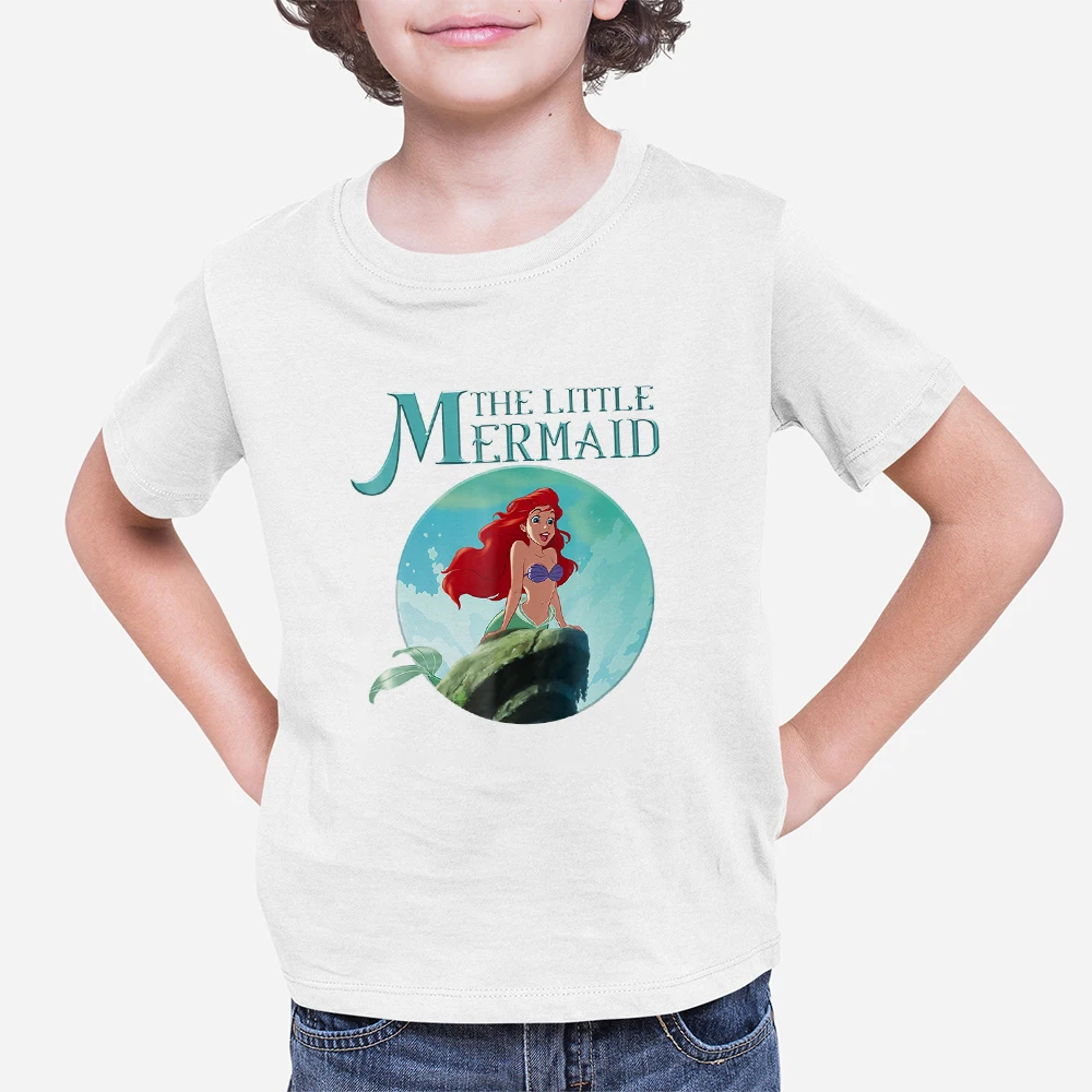 ChildrenChildren Disney T Shirts Ariel The Little Mermaid Printing
