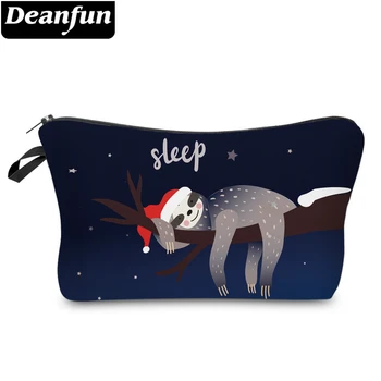 

Deanfun Fashion Women Makeup Bags Printing Sleeping Sloth Toiletry Bag Portable Beauty Outdoors Bag 52531