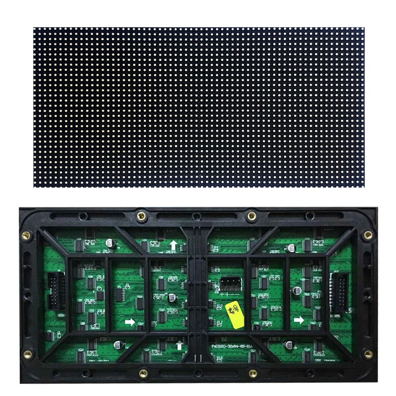 

outdoor P4 P5 P6 p7.62 P10 p16 high resolution full color 256 * 128 mm patch 2121 P4 outdoor fixed LED module high refresh