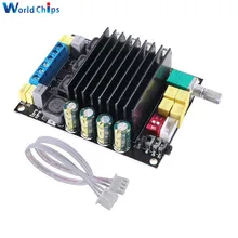 Placa de amplificador de Audio TDA7498 Clase D 100W + 100W Dual CH potencia Digital AMP estéreo HIFI placa de sonido para altavoz de hogar PC