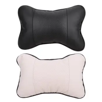 

Car Seat Headrest Perforated Danny Leather Cushion Head Rest Neck Support Automotive Safety Pillow Auto interior Accessories