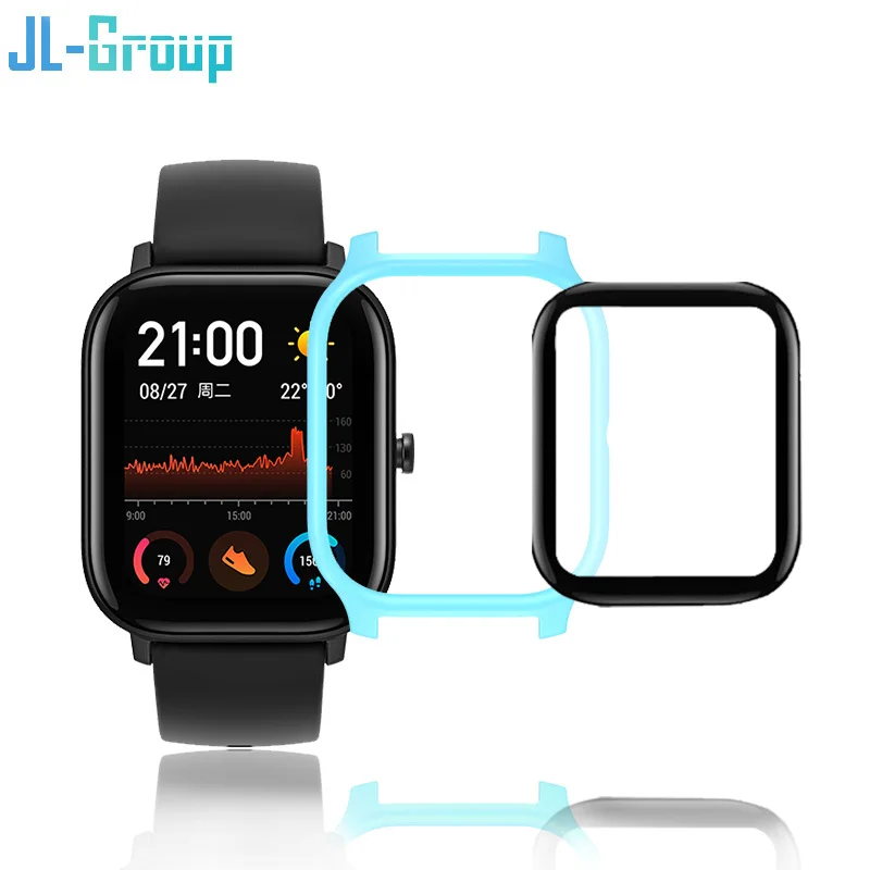 Защитный чехол Amazfit GTS с пленкой для часов Huami amazfit защитное стекло аксессуары