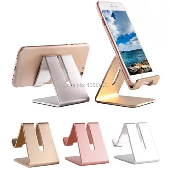 

Mobile Phone Tablet Desk Holder Luxury Aluminum Metal Stand For Samsung Smartphone Tablets Laptop