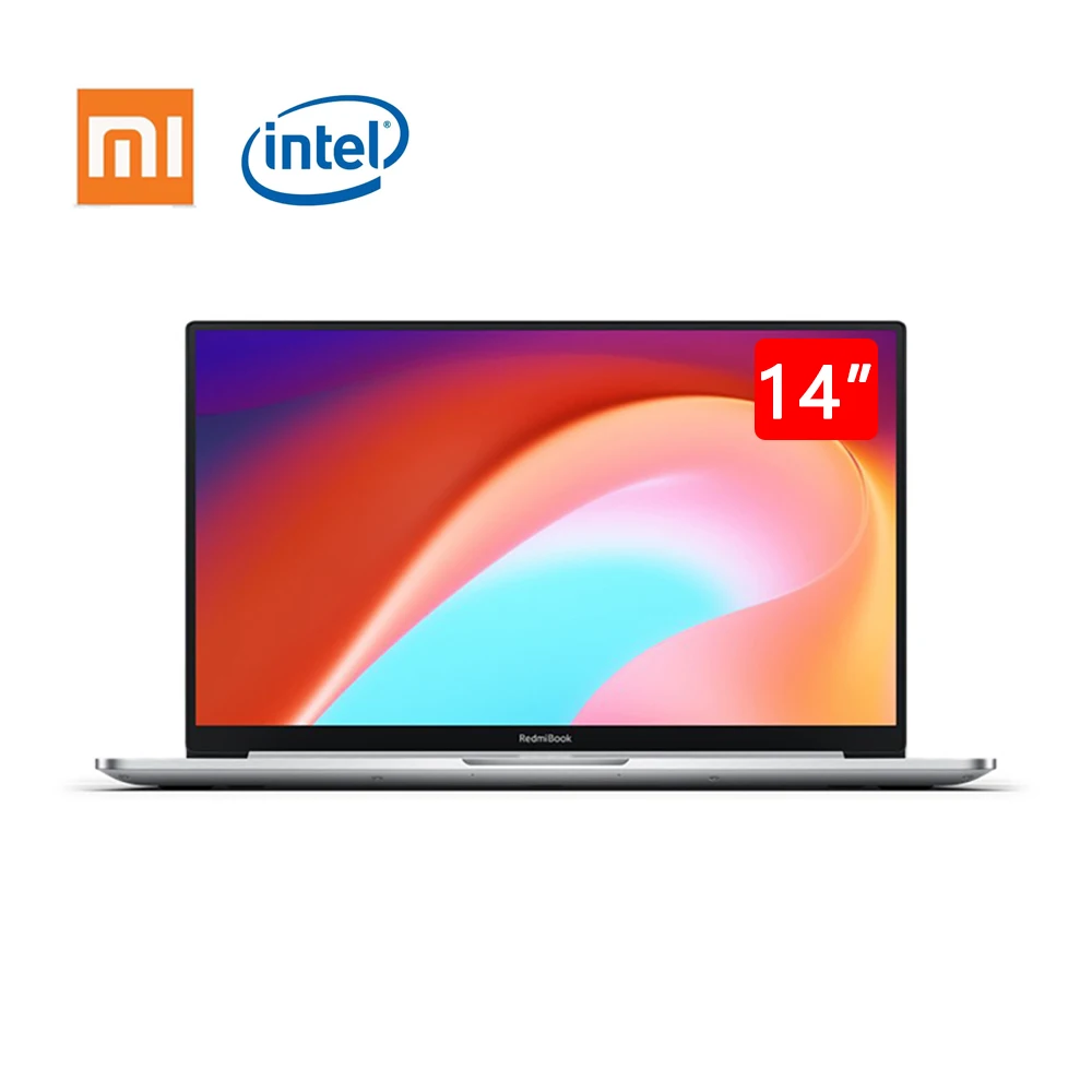 Ультратонкий ноутбук xiaomi laptop RedmiBook 14 Ⅱ Intel Core i7 1065G7 FHD Screen notebook компьютер 16 Гб RAM 512