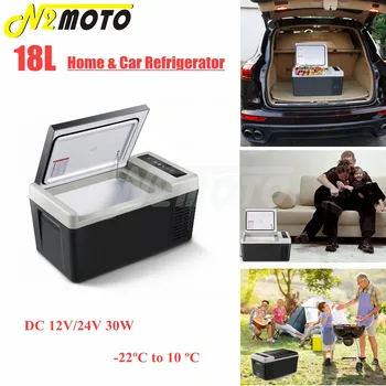 

12V/24V/220V Portable 18L Mini Car Refrigerator Freezer Camping Boating Caravan Mini Home Use Compressor Fridges Cool Box