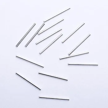 

100pcs/lot 1.5mm Hole Copper Spacer Beads Straight Tube Beads DIY Accessories For Chock Necklace Bracelet Jewelry Making