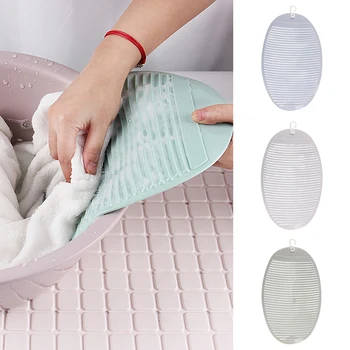 

Mini Washboard Software Wash Clothes Tools For Bathroom Anti-Skid Collapsible Washing Board Pad Home Laundry Accessories