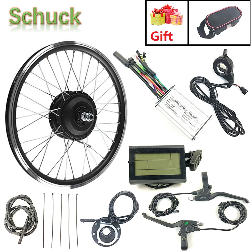 

Schuck Front Motor Wheel 36V 250W KTLCD3 Display For 20-29in 700C Electric Bicycle Conversion Kit spoke and rim Ebike kits