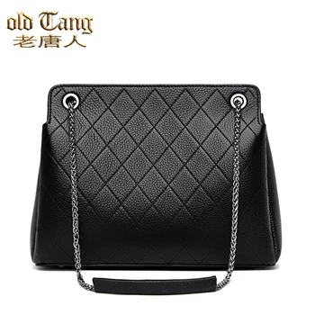 

OLD TANG New Fashion Crossbody Shoulder Bags For Women 2020 High Quality Cowhide Designer Chain Luxury Messenger Bags Sac A Main