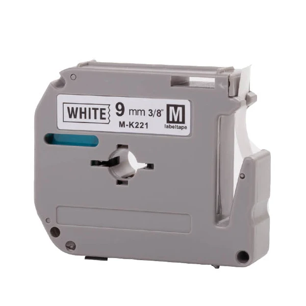 CIDY совместимый brother M-K231 MK231 MK 231 MK-231 черный на белом 12 мм ламинированные сильные клейкие этикетки ленты для PT-80 PT-70 - Цвет: 9mm black on white