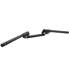 Универсальный 7/8 дюймов в середине мотоцикла Руль перетащите бар, пригодный для Suzuki Байк HONDA YAMAHA Сузуки Кавасаки КТМ черный