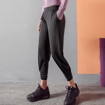 

Pants Women Running Fitness Harem-Pants High Waist Sports Trousers Womens Quick Drying Sportswear Workout Females Bodybuilding
