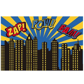 

5x3ft Superhero Construction Photography Backdrop Photo Background for Studio