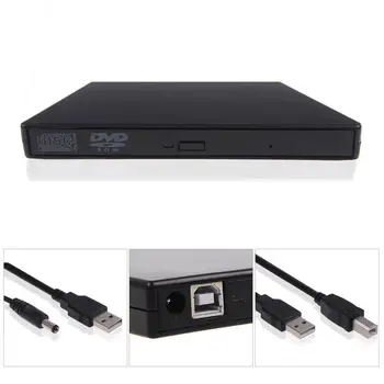 

USB 2.0 External DVD ROM Player Reader Combo CDRW burner Drive for Laptop PC