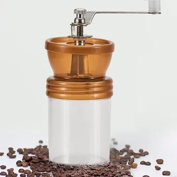 

Adjustable Manual Coffee Grinder With Store Bag Washable Coffee Grinder Portable Acryl Coffeeware Beans Grainding Machine