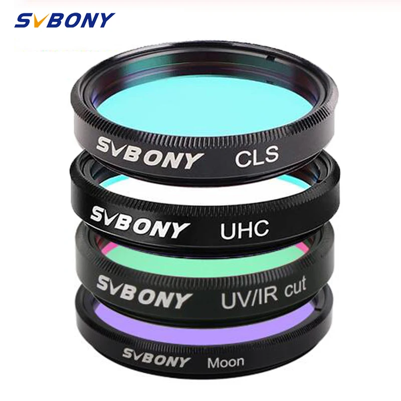Набор фильтров SVBONY 1 25 'UHC + CLS Moon UV/IR Cut для астрономического телескопа
