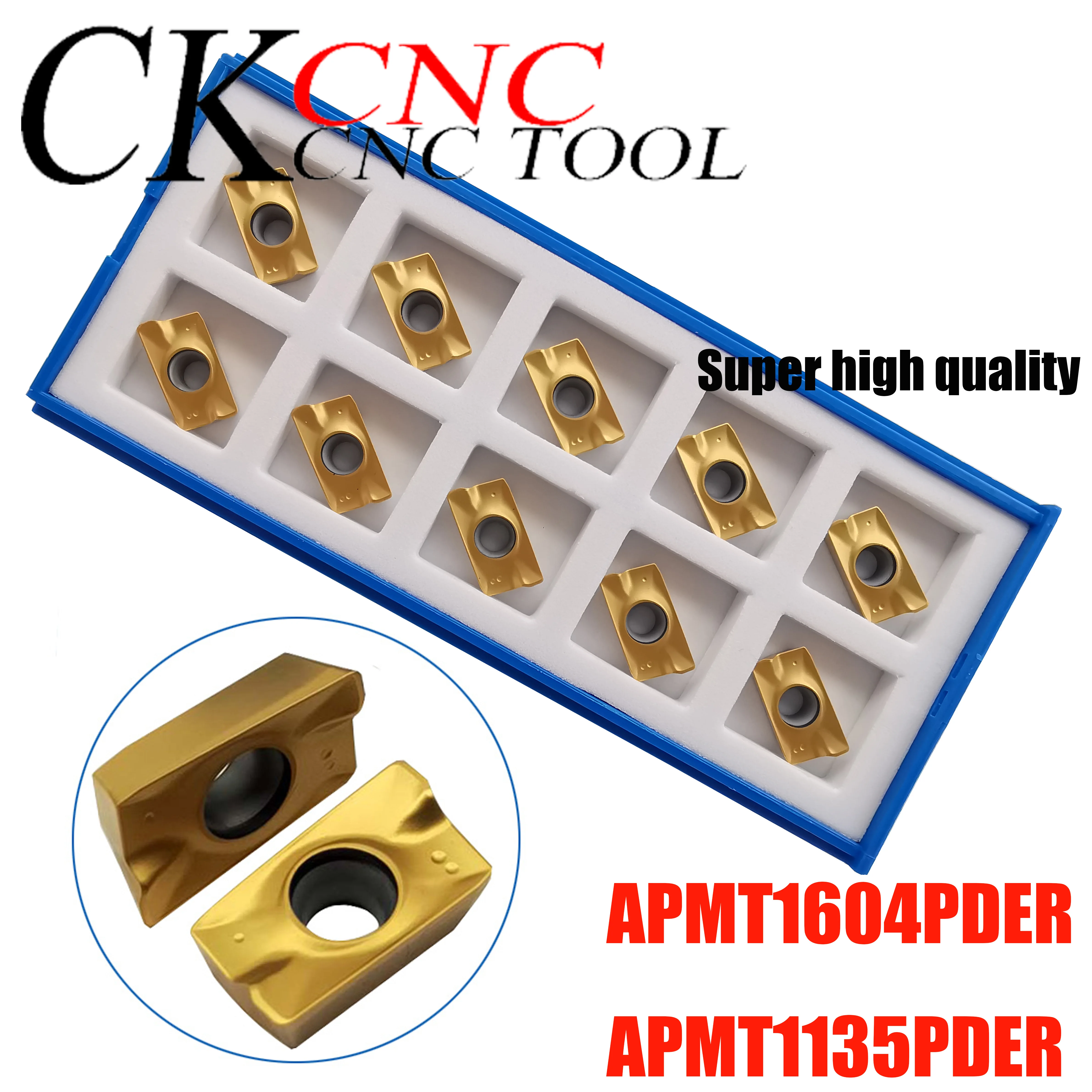 10P APMT1604PDER-XM LF6018 CNC Milling Insert Carbide Insert For stainless steel