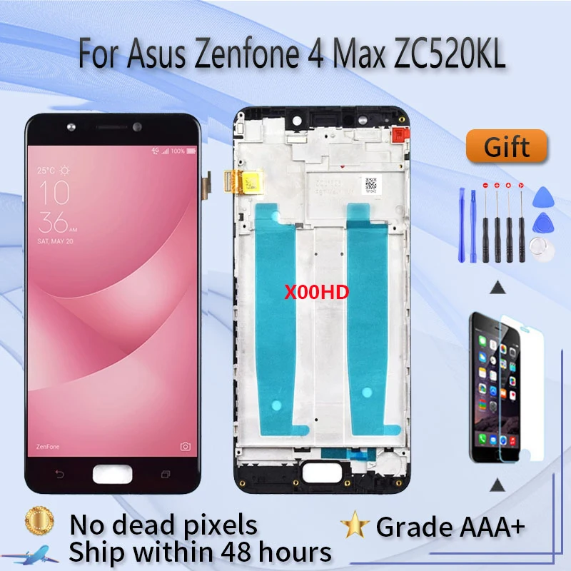 Lcd For Asus Zenfone 4 Max Zc520kl Screen Assembly Lcd Touch Glass
