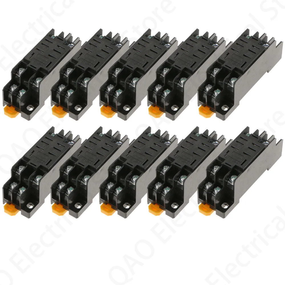 

Lot 10pcs Omron PTF08A PTF-08A Mini Relay Socket Base For LY2NJ JQX-13F
