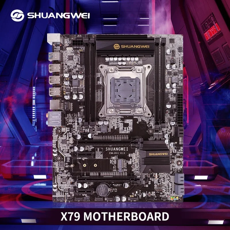 Материнская плата SHUANGWEI X79 mATX + процессор Intel Xeon eone5 Оперативная память 128 ГБ |