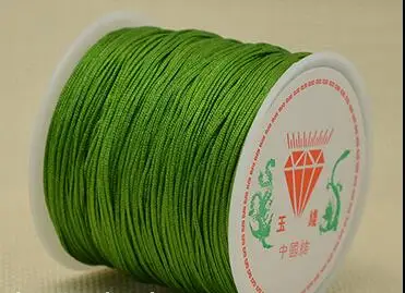 1Roll 0.8 1 1.5 mm Nylon Cord Thread Chinese Knot Macrame Cord Bracelet Braided String DIY Tassels Beading String Thread Jewelry 