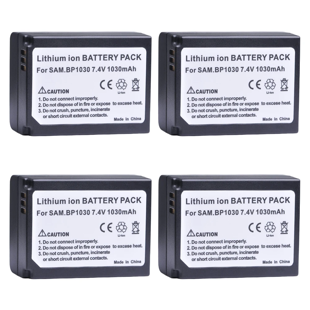 BP1130 DSTE® 2x BP-1030 Li-ion Batería para Samsung BP1030 NX1100 NX300 ED-BP1030 and NX200 NX1000 NX2000 NX210 
