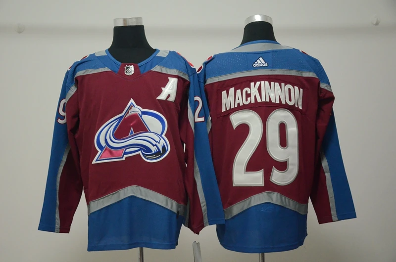 Мужская футболка для взрослых Colorado Nathan MacKinnon 29