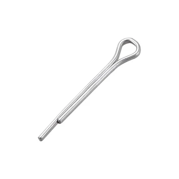

uxcell 250 Pieces Split Cotter Pin 3/64 inch - 1/8 inch Dia x 25/64 inch - 2 23/64 inch Length Carbon Steel 2-Prongs Silver
