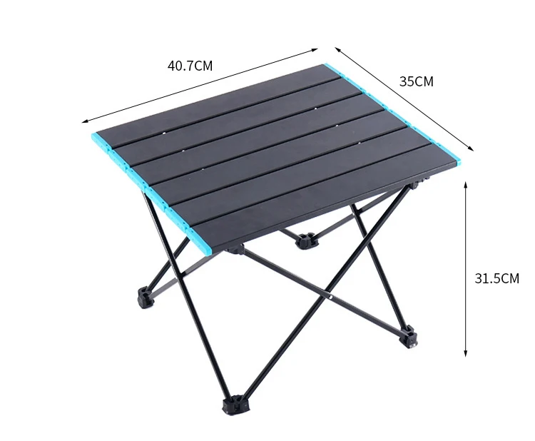 Открытый скалолазание кемпинг стол мини алюминиевый складной стол для барбекю, пикника легкий вес стол