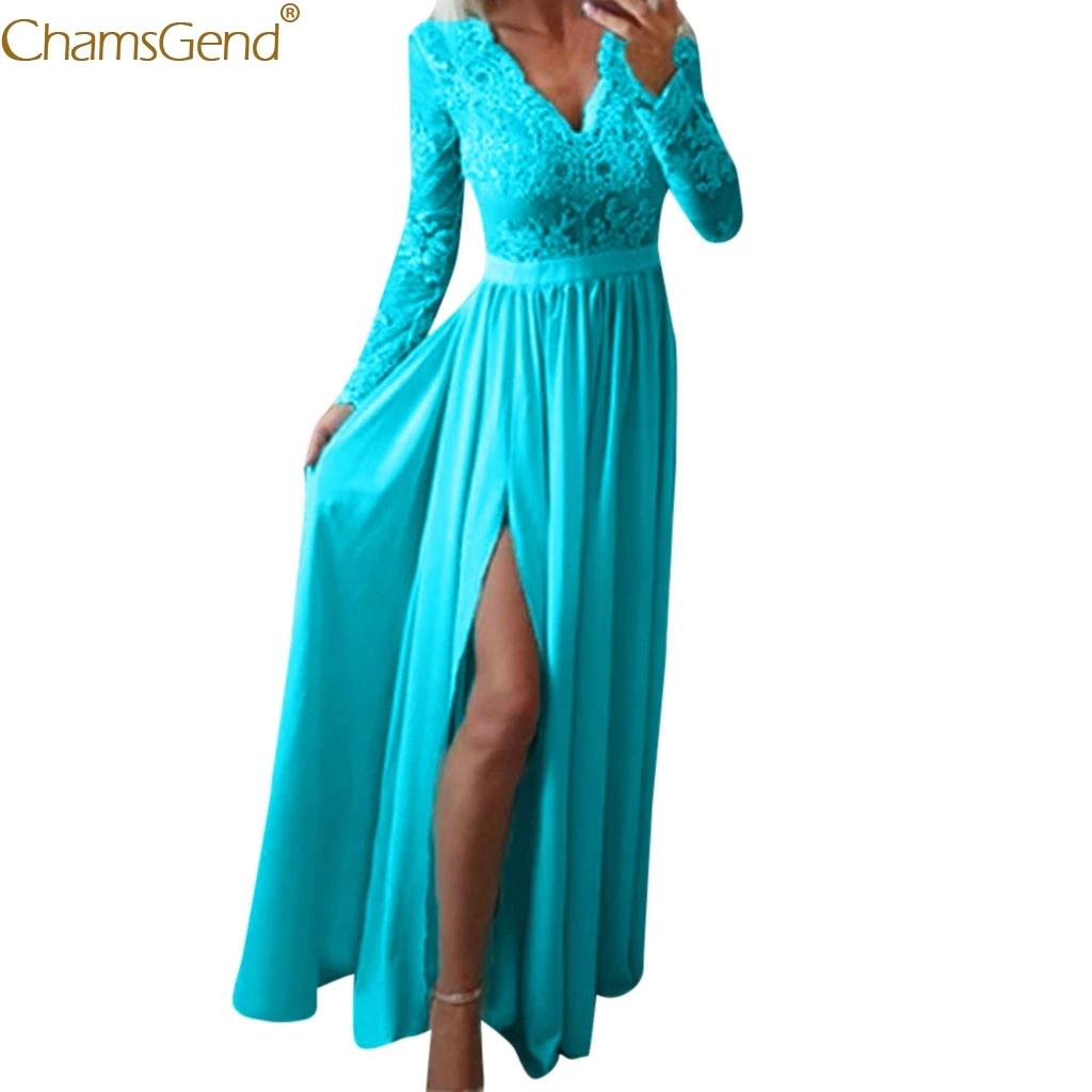 Women Deep V-Neck Lace Long Sleeve Dresses Woman Party Night Sexy Dresses Woman Party Night Maxi Dresses Long Dress Aug Women Deep V-Neck Lace Long Sleeve Dresses Woman Party Night Sexy Dresses Woman Party Night Maxi Dresses Long Dress Aug
