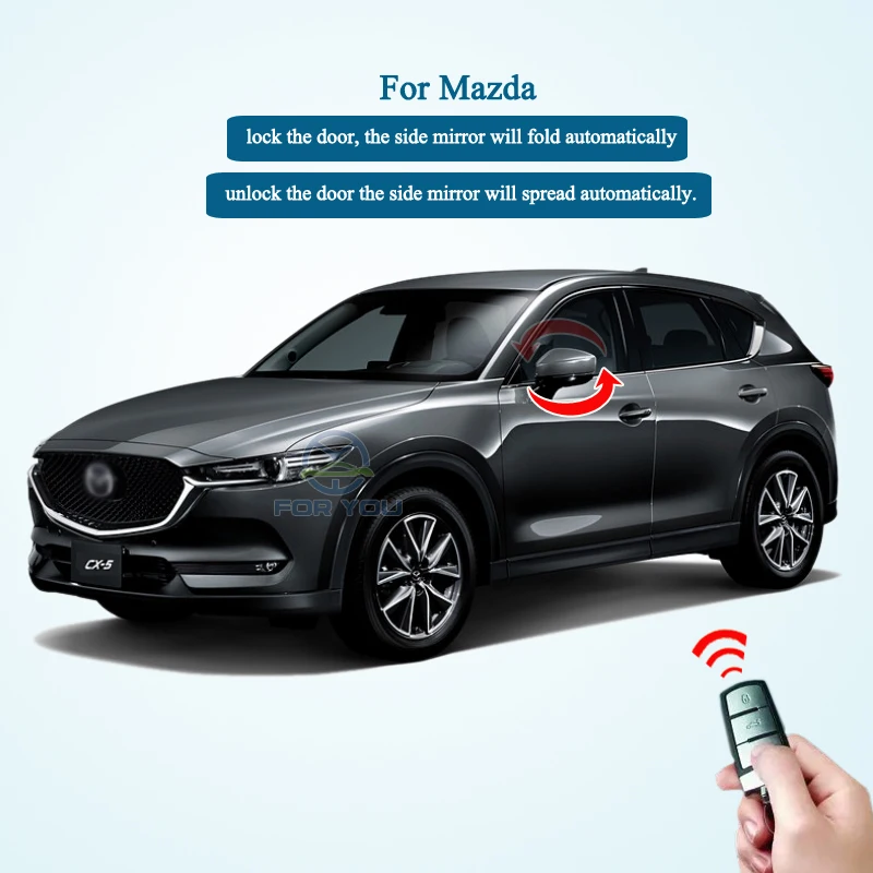 FORYOU Car Automatic Intelligent Close Open + Mirror Folder Kit Module For Mazda Cx-5 CX5 Mazda 6 Atenza 2012- car window closer module