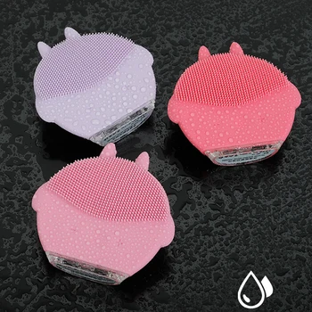 

Electric Face Cleansing Brush Skin Care Waterproof Silicone Facial Cleansing Brush Face Washer Blackhead Remover Facial Cleaner