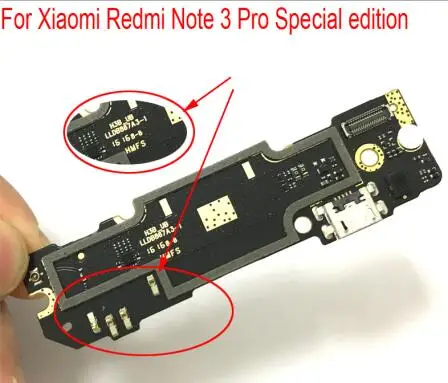 USB порт зарядное устройство док разъем гибкий кабель для Xiaomi Redmi Note 3 Pro Se 152 мм специальное издание плата с зарядным портом - Цвет: Original Quality