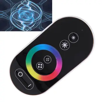 

DC12-24V 18A LED Touch Controller Wireless RF Touch Screen RGB Dimmer Remote RGB Controller For 3528 5050 RGB LED Strips