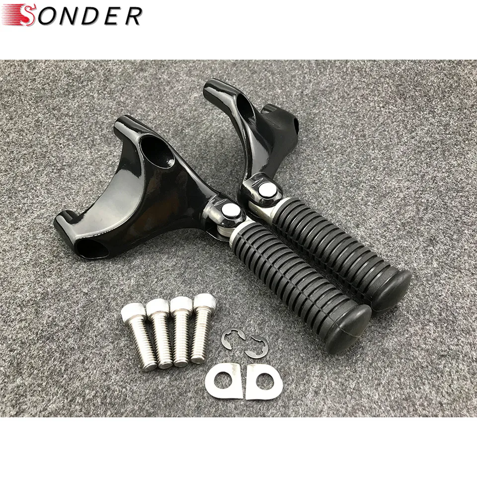 Сзади пассажирских подножка подножек крепление для Harley Sportster XL 883 1200X48 2004-2013 2005 2006 2007 2008 2009 2010 2011 2012