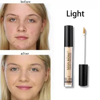 

Fashion Liquid Concealer Coverage 6 Colors Foundation Makeup Cosmetics Tools Easy To Wear Quick Dry Concealer TSLM2