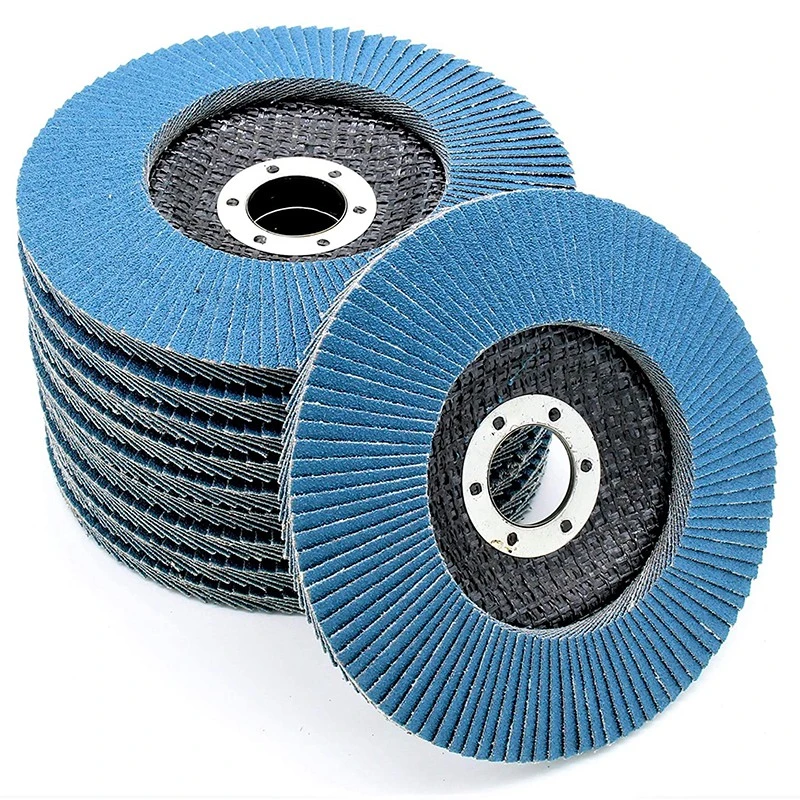 10Pcs Flap Discs Fan Discs Sanding Sheets Abrasive Flap Discs Grit 120 Flap Abrasive Mop Discs