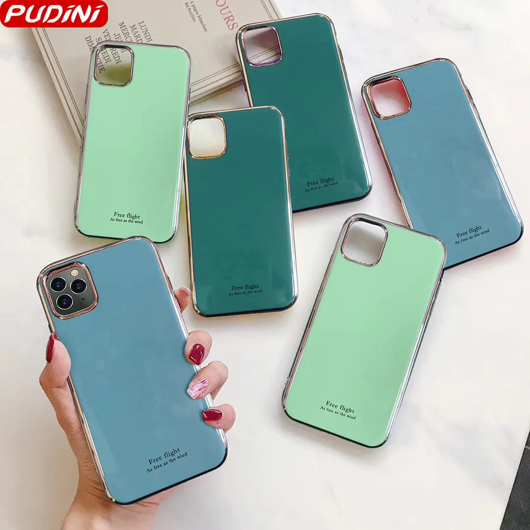 Подходит для гальванический Чехол для мобильного телефона iPhone6/7/8/11pro/Макс Мягкий силиконовый чехол с защитой от падения, вы будете чувствовать себя в ней уютно