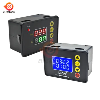 1.37 Inch Programmable Digital Timer Switch Relay Control DC 12V 24V 20A AC 110V 220V 10A Time Controller Delay Relay Module new original programmable controller module xc e16yr plc digital i o module do 16 relay