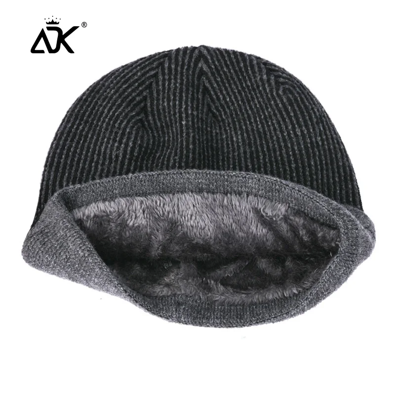 Зимняя шапочка унисекс толстые вязаные шапки мягкие теплые Gorros полосатая Удобная уличная шапка дышащая шапка Модные мужские шапки