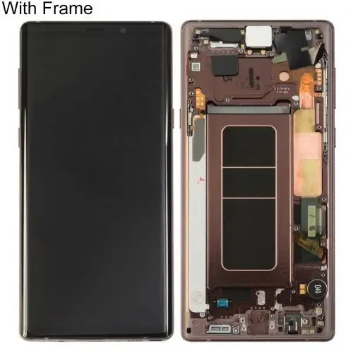 Замена сенсорного ЖК-экрана дигитайзер с рамкой для samsung Galaxy Note 9 N960 - Цвет: Purple with Frame