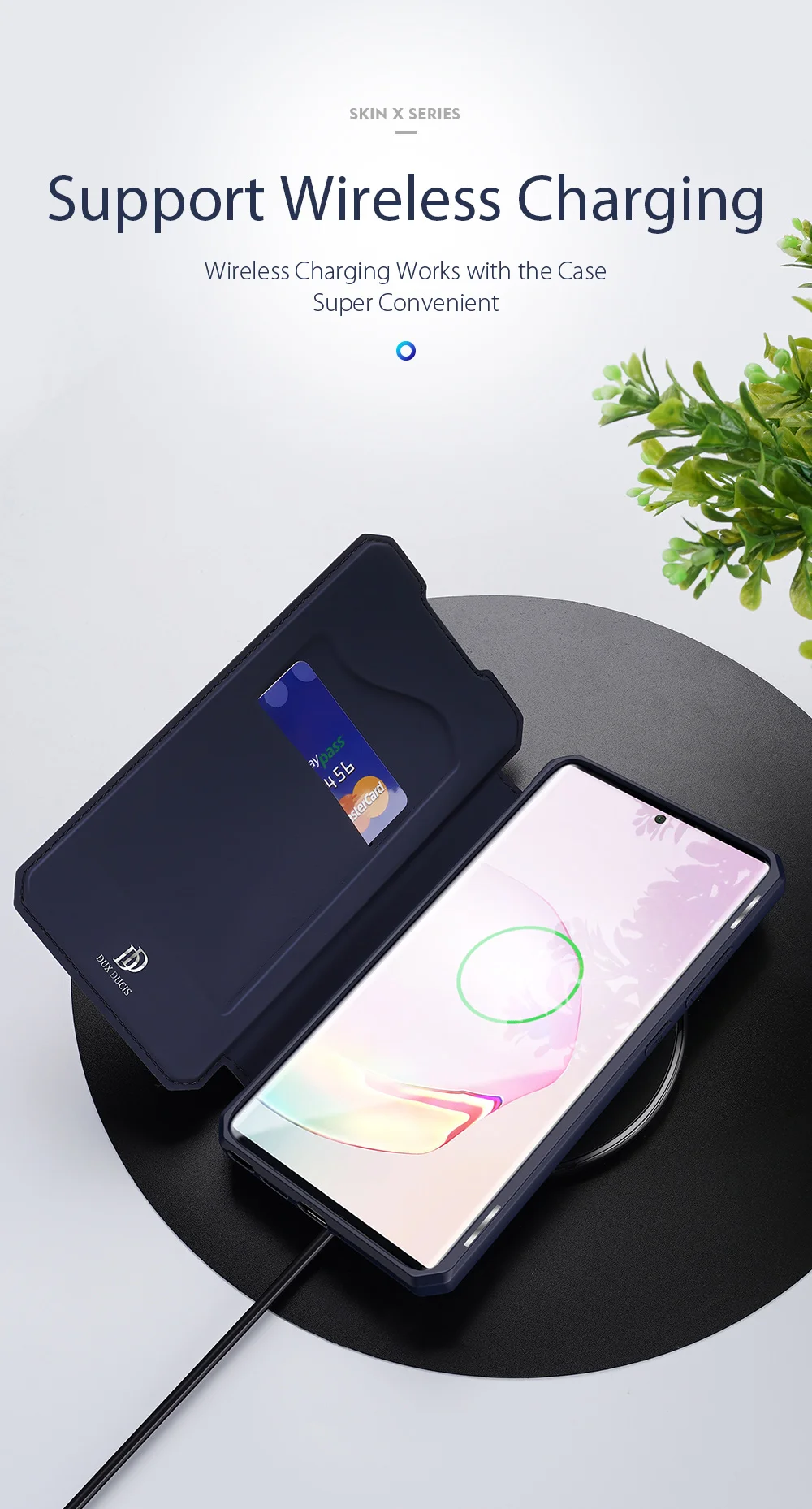 Business Leather Magnetic Flip Case For Samsung Galaxy Note20 S20 Ultra Note 10 Plus A51 A71 Wireless Charging Cover Card Slot