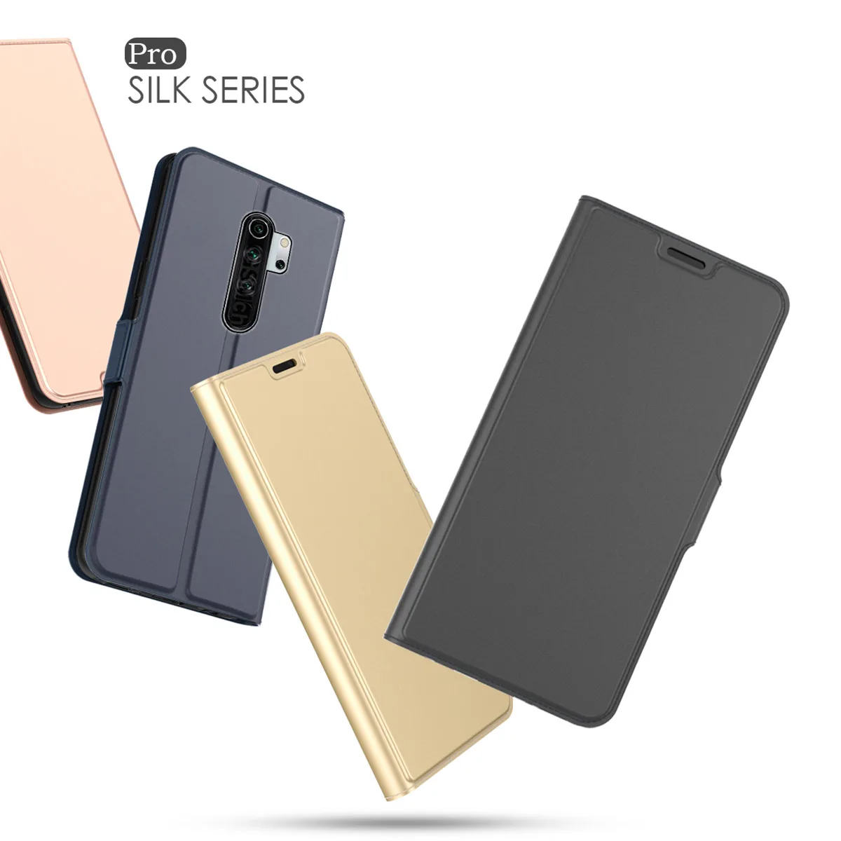 Чехол для Xiaomi Redmi Note 8/ 8 Pro из искусственной кожи с откидной крышкой и подставкой