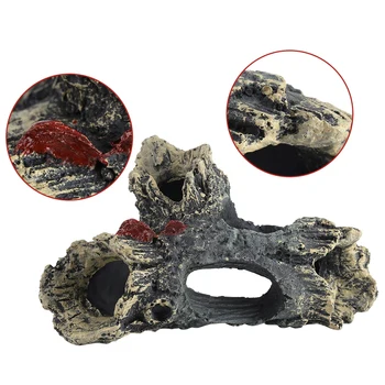 

1 Pc Aquarium Fish Tank Ornament Rockery Hiding Cave Landscape Tree Fish Tank Ornament Decoration Underwater 2019